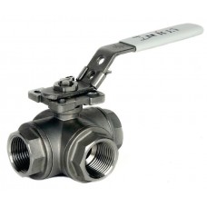 BSP 3 Way T Port Ball Valve 316 BSP 3 Way T Port Ball Valve 316